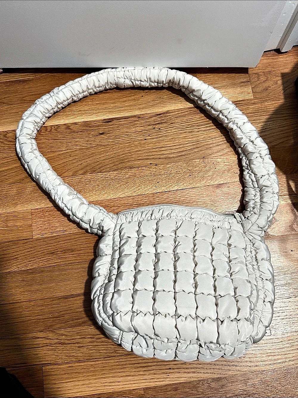 Wild fable Quilted small Shoulder Bag in White